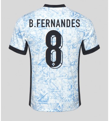 Portugal Bruno Fernandes #8 Replika Udebanetrøje EM 2024 Kortærmet